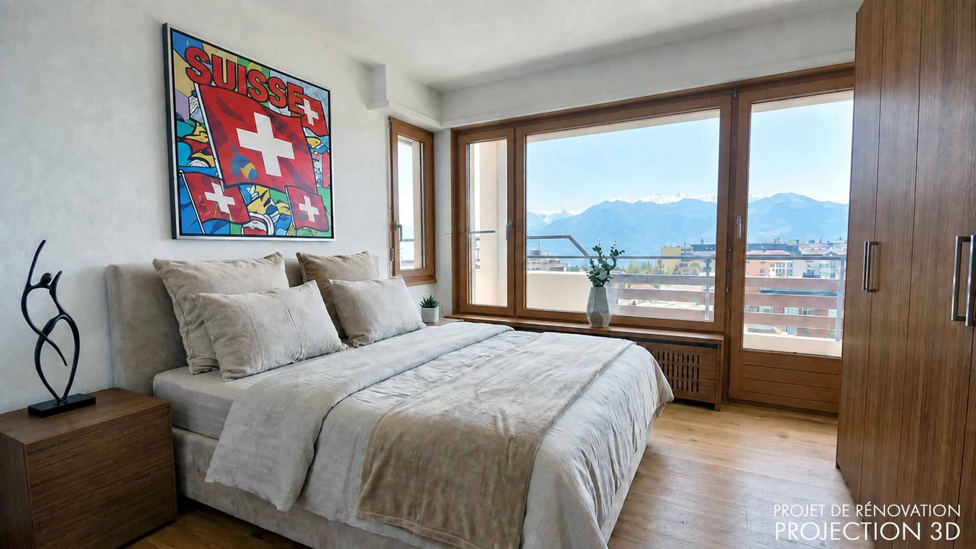 A vendre 3963 Crans-Montana Attique pi&egrave;ce(s) 4.5